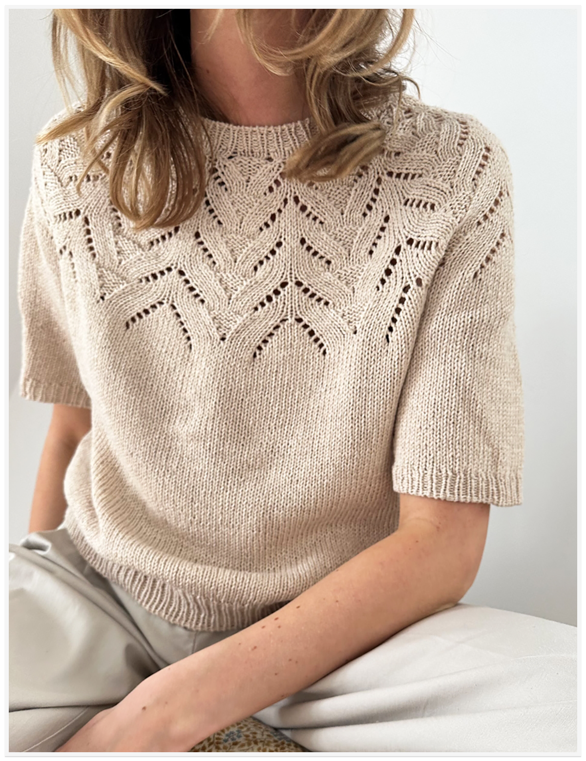 Tulipan Tee by LE KNIT by Lene Holme Samsøe